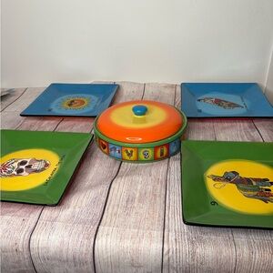 Colorful Ceramic Dinnerware Set